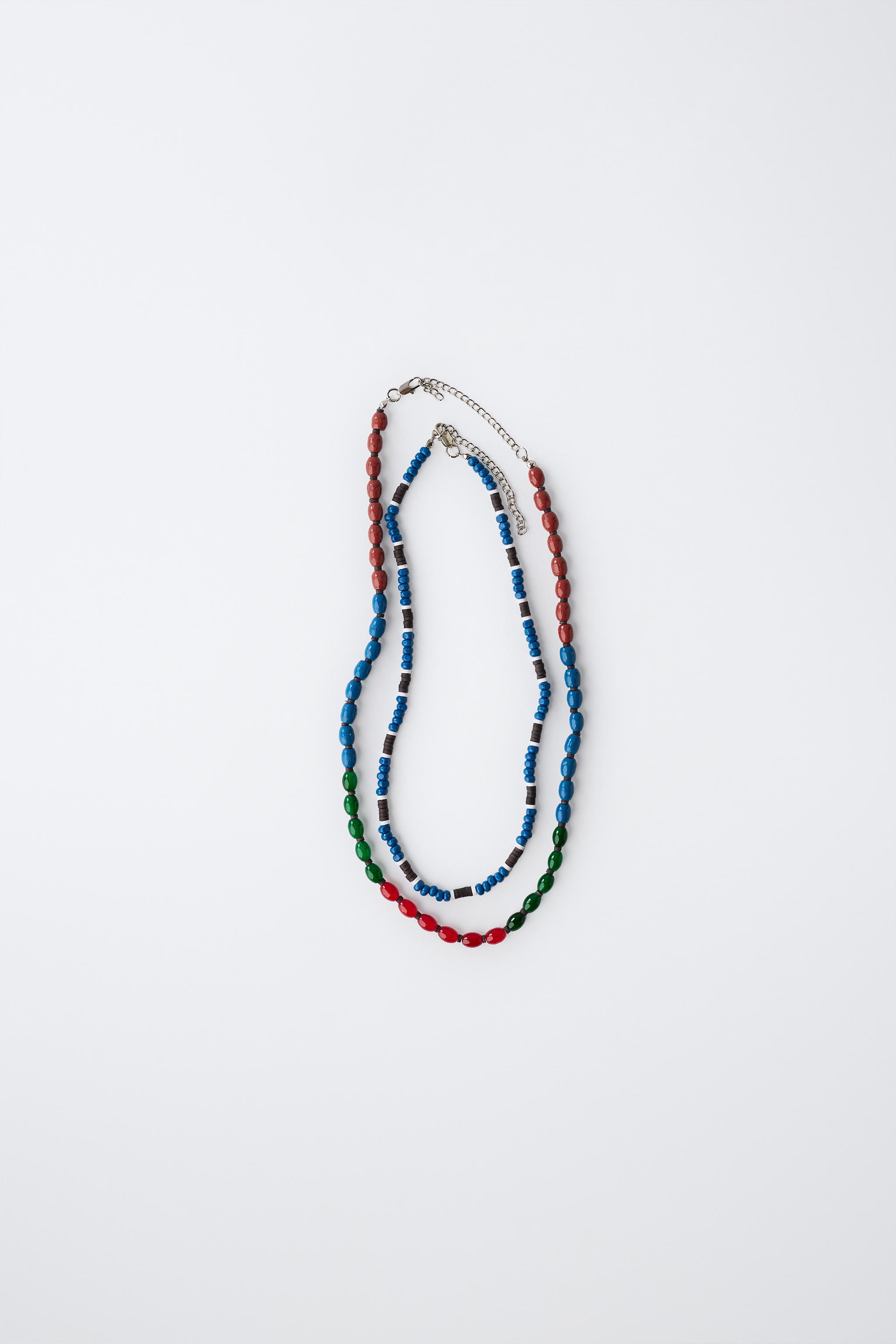 TWO-PACK BEADED NECKLACES